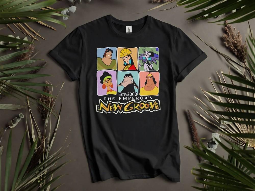 

Emperor s New Groove Characters T-shirt T shirt Men Women Unisex Tshirt K454 S