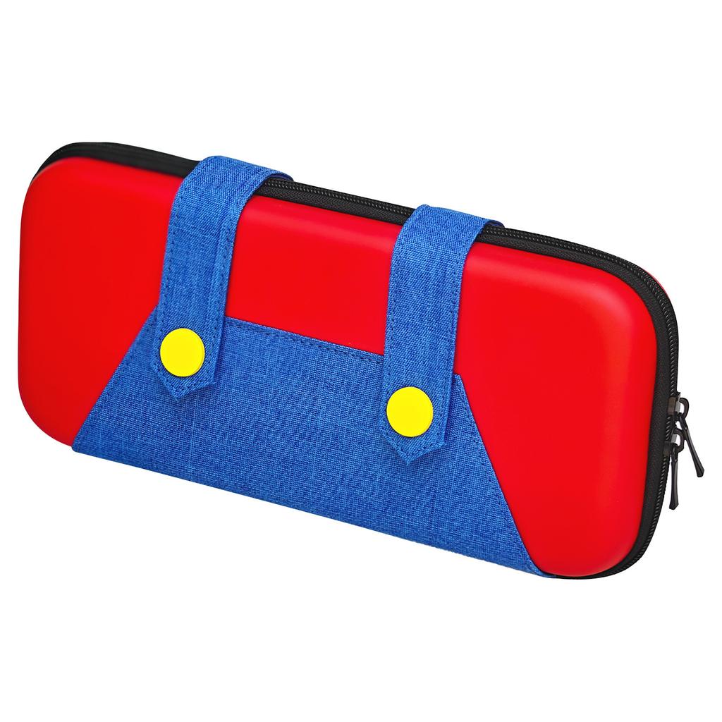 Game Console Storage Bag ,Shockproof Travel Bag With 10 Game Card Slots , Water ,Resistant Adjustable Strap ,