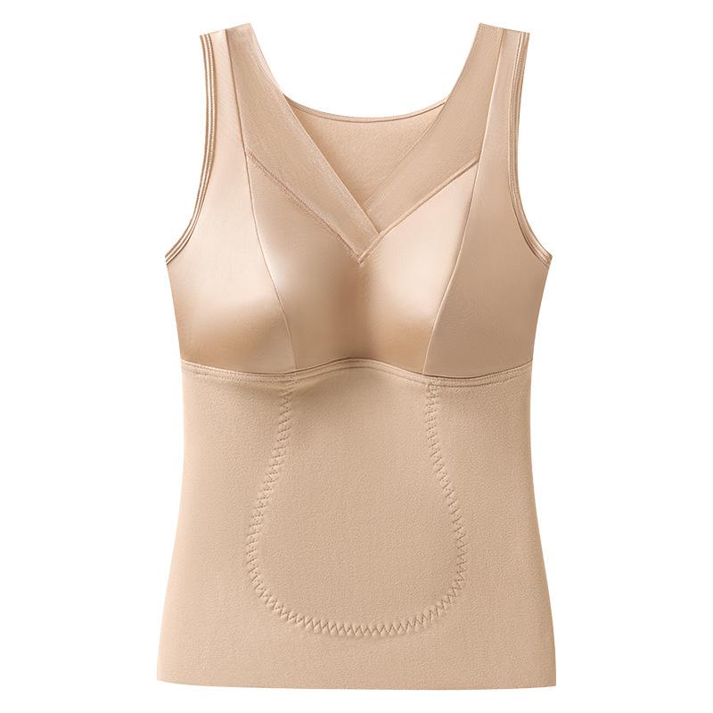 

Женский теплый жилет из шелковой сетки с V-образным вырезом, бесшовный, атласный, с датчиком освещенности 2XL (65-75 kg)