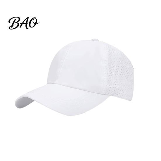 Adjustable Baseball Cap Women Cap, Elastic Straps Quick-Drying Sun Hat, Breathable Workout Hat Criss-Cross Ponytail Design for Running Yoga