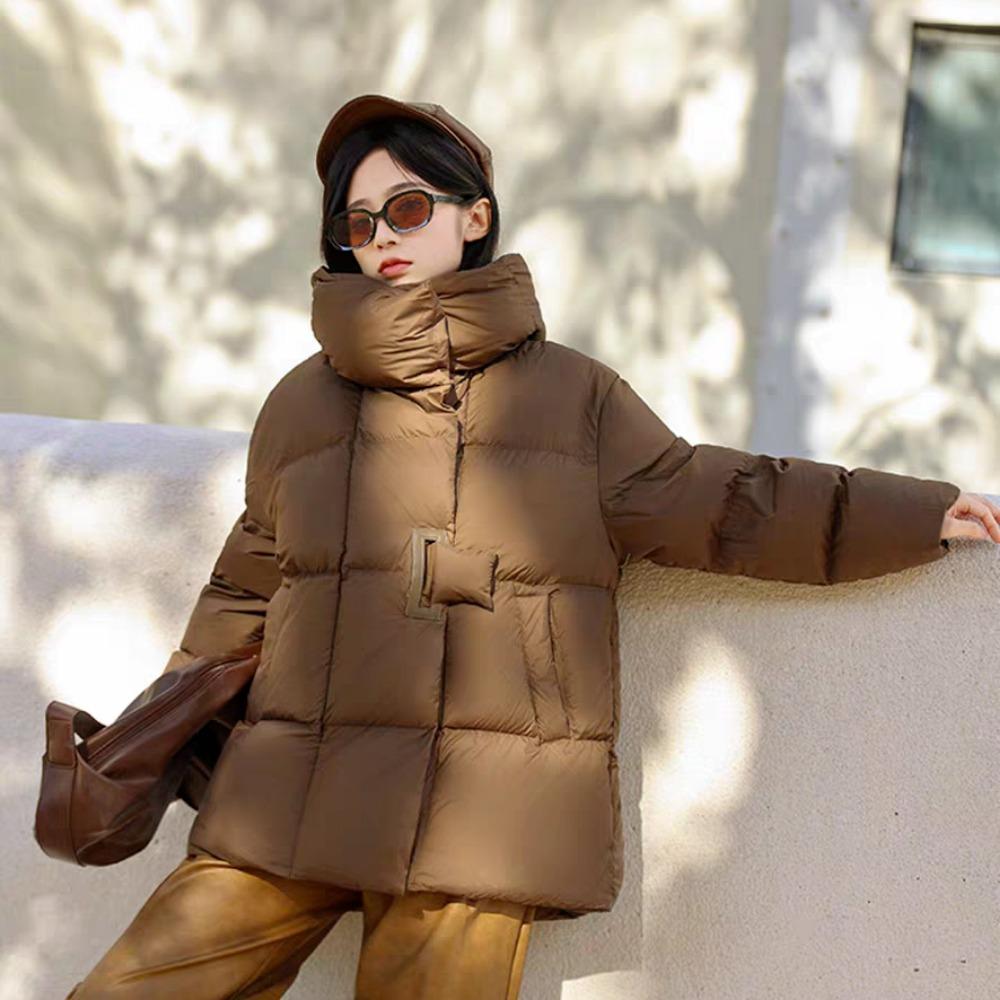 Small High-end White Duck Down Short Thickened Down Jacket Women's New Winter Temperament Socialite Jacket