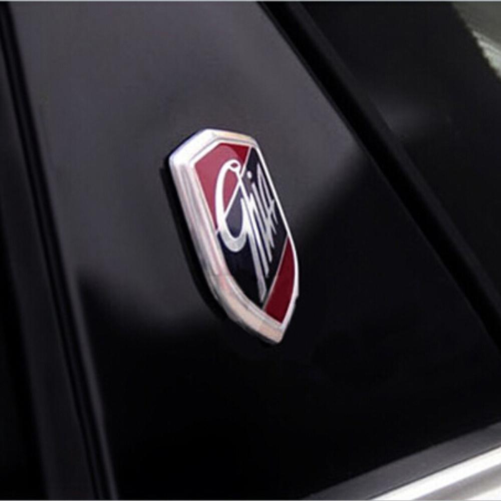Car Sticker GHIA Emblems Side Shield Logos Marked Removals