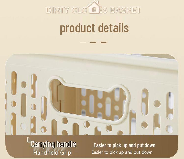 Foldable Laundry Hamper: Clothes Storage Basket for Bathroom or Toilet