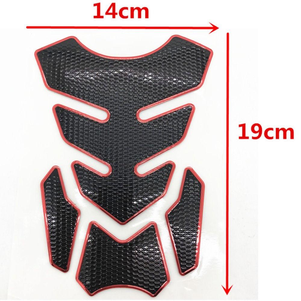 3D Motorcycle Fuel Tank Stickers Universal Fish Bone Decals Protector Pad High Quality Car Decoration Modification Accessories