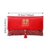 Embroidery Pattern Wedding Red Envelope Tassel Money Red Pocket Wedding Hongbao  Spring Festival