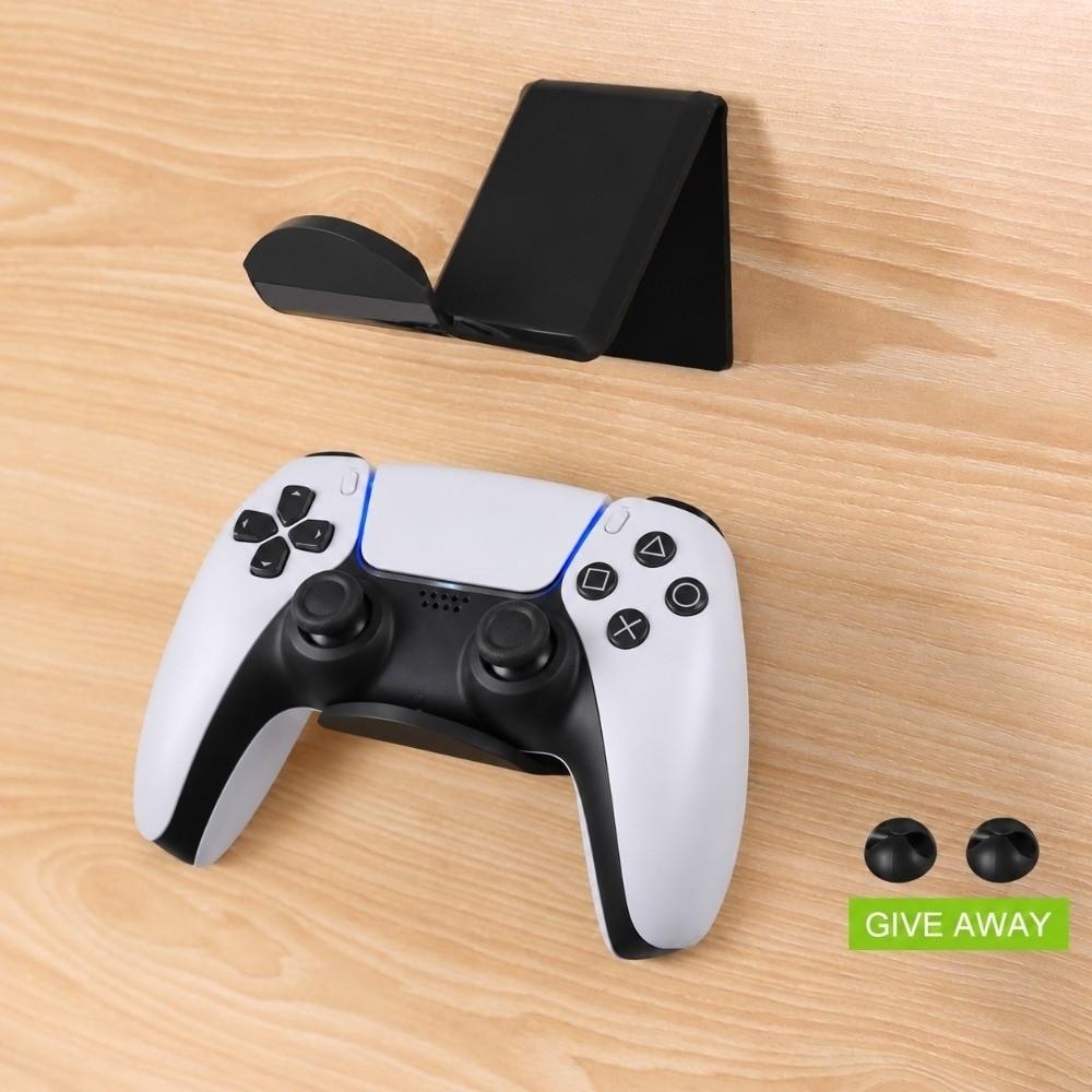 1pcs Self-Adhesive Game Controller Holder Universal Headset Hanger for Gamepad Display