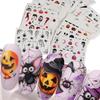 Hot Selling Nail Art Stickers Ins Halloween Skull Funny Pumpkin Bat Nail Water Sticker Nail
