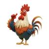 Creative Colorful Rooster Wall Stickers Car Stickers Kitchen Stickers Home Decoration