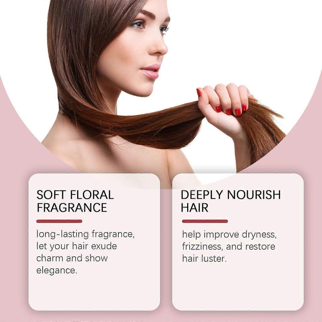 Hair Essential Oil Floral Water Floral Fragrance Ladies Hair Perfume Fragrance Spray Nourishes Hair Deep Hydration Moisturizing Less