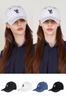 3D Monogram Stitch Over Fit Ball Cap White [VARZAR]