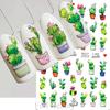 Nail Art Stickers Valentine's Day Romantic Balloon Love Rose English Adhesive Nail Stickers