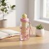 BPA Free Portable Straw Cup Large Capacity Drinking Bottle With Tea Infuser  School