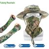 3-Piece Ice Silk Camouflage Sun Protection Face Mask Set