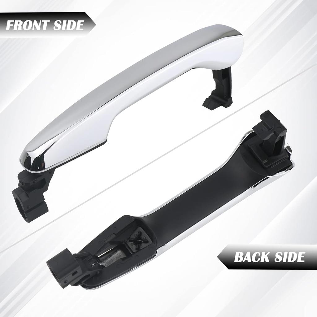 TQPONLY Exterior Door Handle Compatible With 2011-2015 Ford Explorer Edge,Front Outside Driver Side With Key Hole | Replaces BA1Z78218A14A