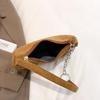1Pcs  Underarm Bag Solid Color Simple Corduroy Bag Women'S Spring/Summer  Western Style Shoulder Small Square Bag