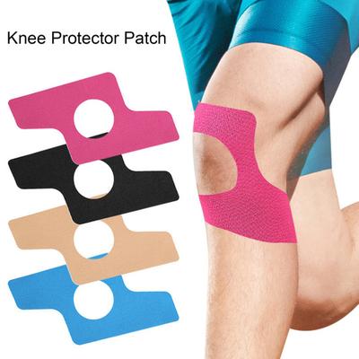 10 Pcs Pre Cut Kinesiology Tape for Knee Waterproof Knee Support Tape Elastic Cotton Athletic Tape for Joint Support Muscle Pain Relief