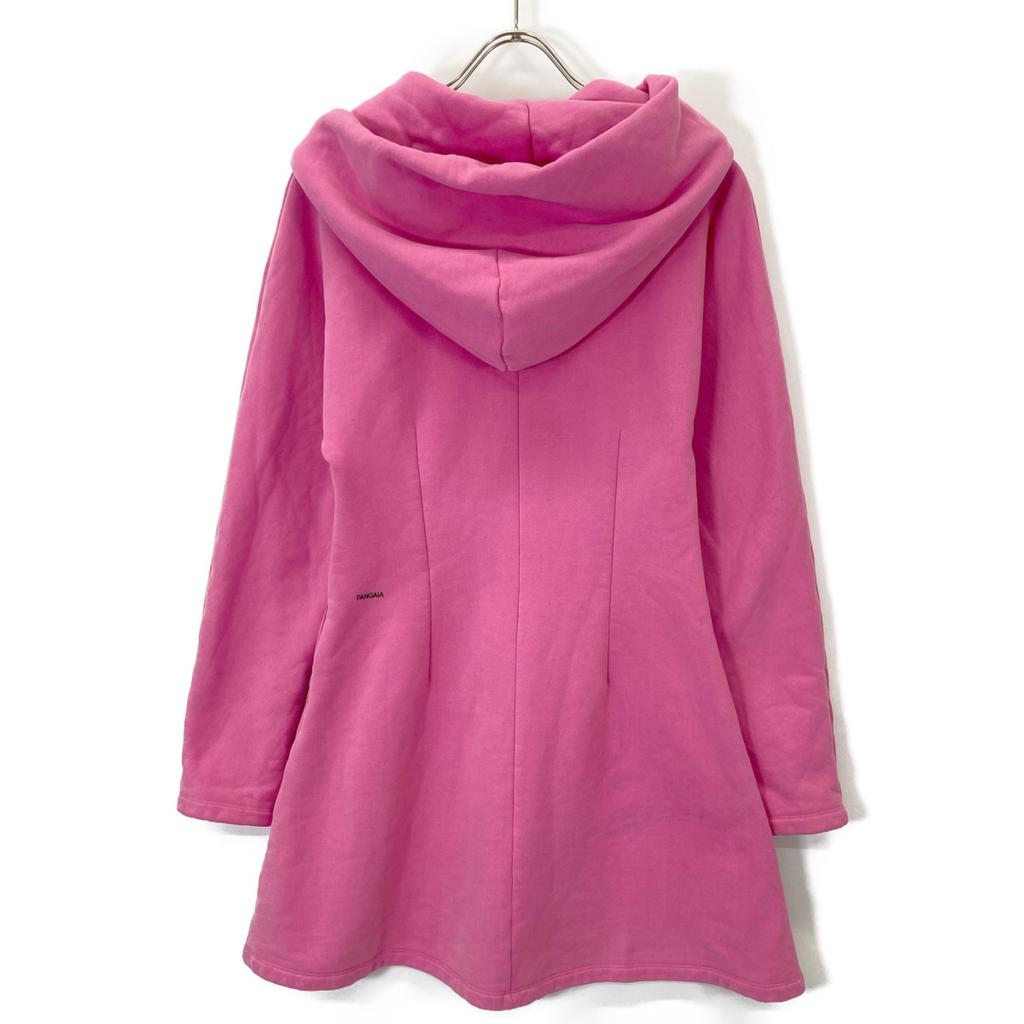 Pangaia Pink Cotton Logo Hoodie Dress Dress M pinkUsed