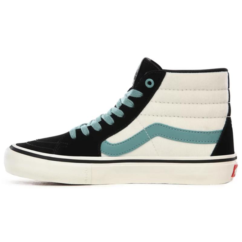 

Vans Fabiana Delfino X SK8 HI Pro Black Oil Blue Vans VN0A45JD2MA 34.5