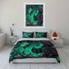 "Cyberpunk Artwork Science Fiction Set" Soft Skin-Friendly Bedding Set Includes 1 Duvet Cover And 2 Pillowcase Gift