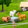 Micro-peisaj Bovine Ovine Câini Porci Animale Mici Decorațiuni Accesorii Mini Ornamente