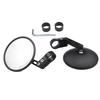 Panoramic Visibility Bike Rearview Mirror Shockproof ABS Build 360 Adjustable Angle Easy Installation for Motorcycles