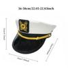 Fashion Embroidered Hat Captain Cap Sailor Cap Cap Adult Hat Navy Hat for Fancy Dress Unisex Polyester Cap for Outdoor Travel Yoga