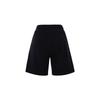 Skechers Solid Color Breathable Comfortable Sports Shorts Women Shorts Carbon-Black L223W136-0018