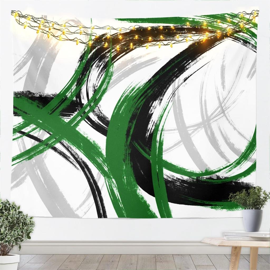Hot Pink Black White Tapestry For Kids Boys Girls Abstract Morden Wall Art Buffalo Check Wall Hanging Blanket Bedroom Decor