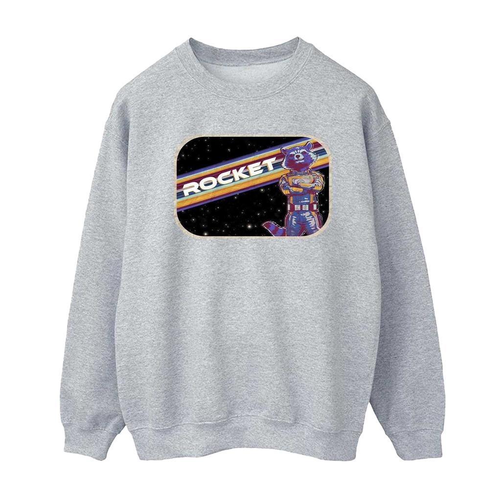 Guardians Of The Galaxy Volume 3 Womens/Ladies Rocket Raccoon Pose Sweatshirt