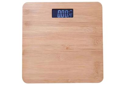 Präzise Badezimmerwaage bis 180 kg Holz Elektronisch kg lb Wagpro-B3