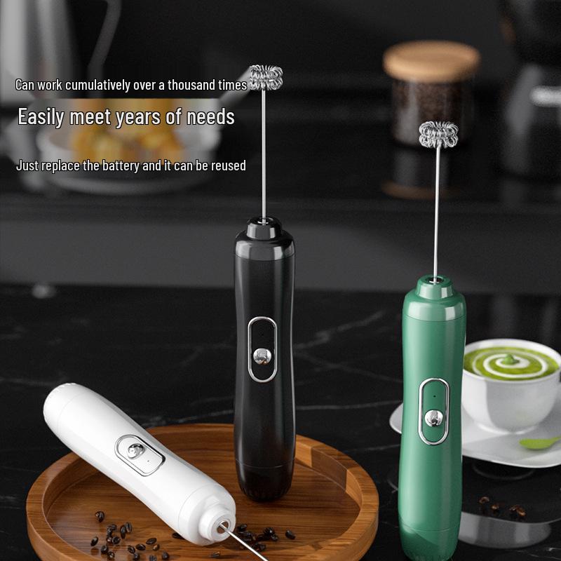 Compact Wireless Milk Frother and Egg Beater