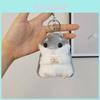Adorable Cartoon Hamster Plush Keychain Cute Backpack Pendant Animal Toy Gift