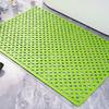 Slip Anti Mould Rubber Anti Slip Bath Mat With Drain Holes Machine Washable Antibacterial Resistant Shower Mat For Shower Or Tub