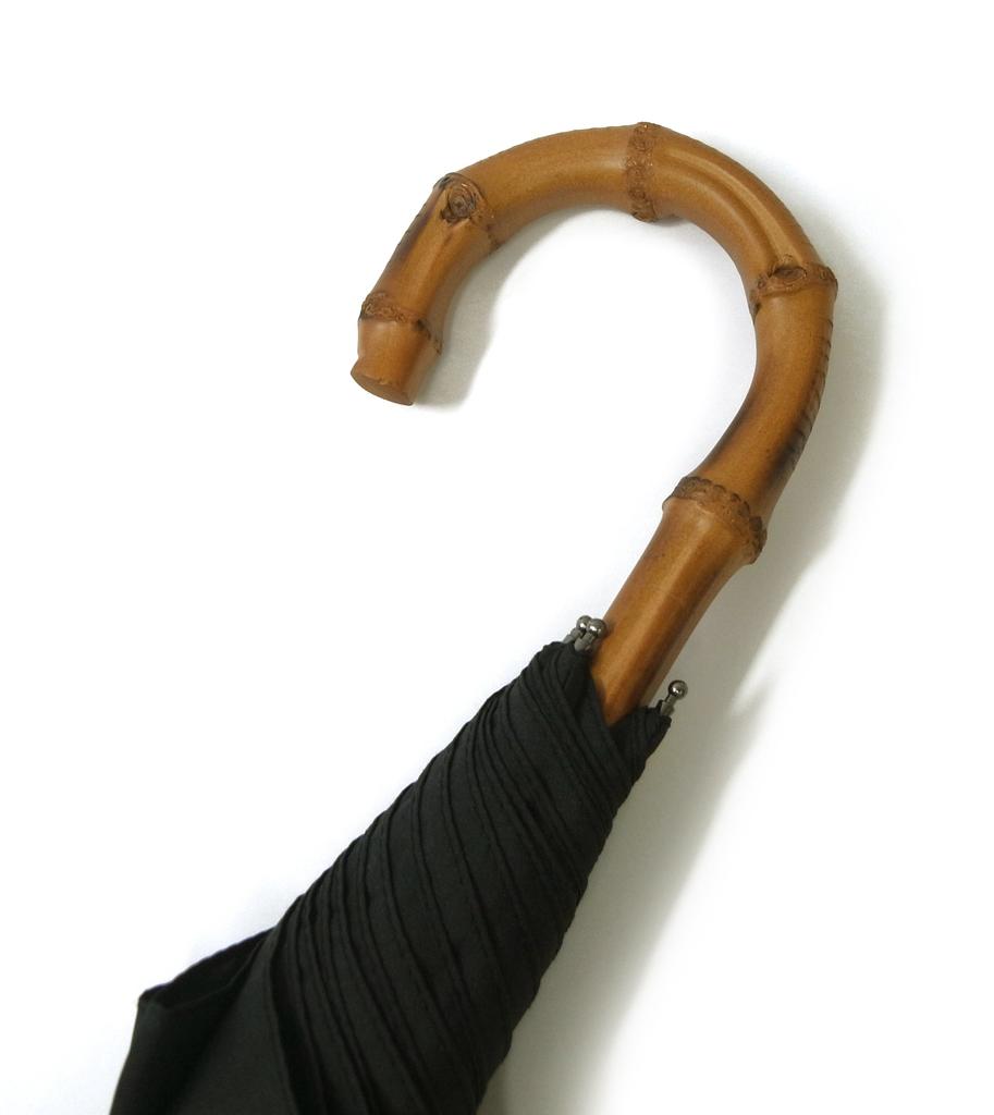 Fox Umbrellas TEL12 8 Rib Telescopic Folding Umbrella (FX-113) - Parasol Black/Hand-stitched [Used]