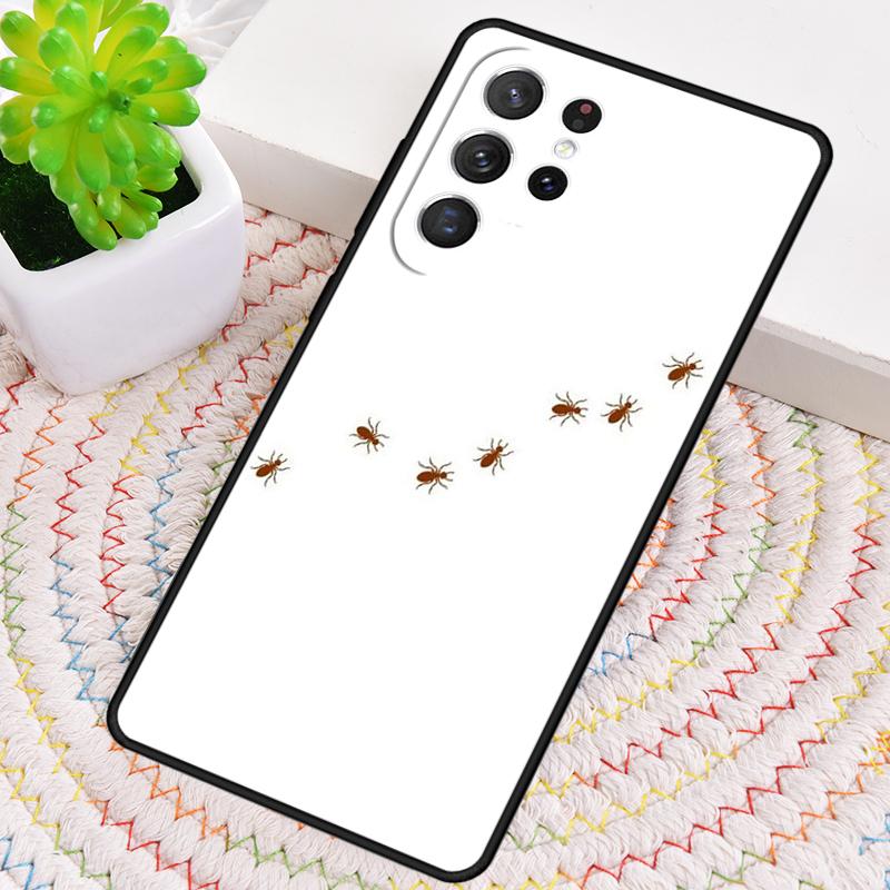 Creepy Ant Insects Scary Phone Case for Samsung Galaxy note 10 pro S26 Ultra S23 S24 FE S25 S21 S22 PLUS shockproof Cove