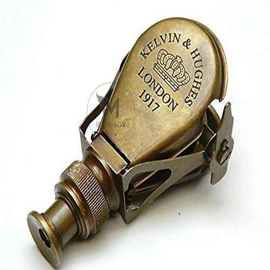 

Кишеньковий монокуляр зі старовинної латуні Spy Glass Лондон 1917 року