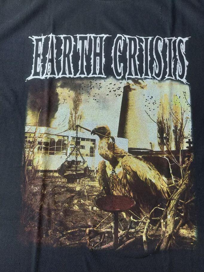 Футболка унисекс из хлопка для взрослых Earth Crisis Band Neutralize The Threads XXL