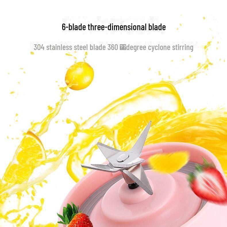 Portable Wireless Charging Multi-Functional Juicer: Compact Electric Mini Blender for Fruits & Vegetables