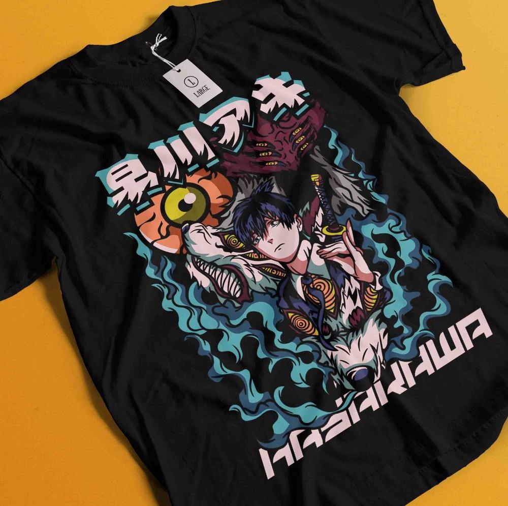 

Chainsaw Man Aki T-Shirt Asa Makima Anime Denji Shirt Power Tshirt All Size Tee XL