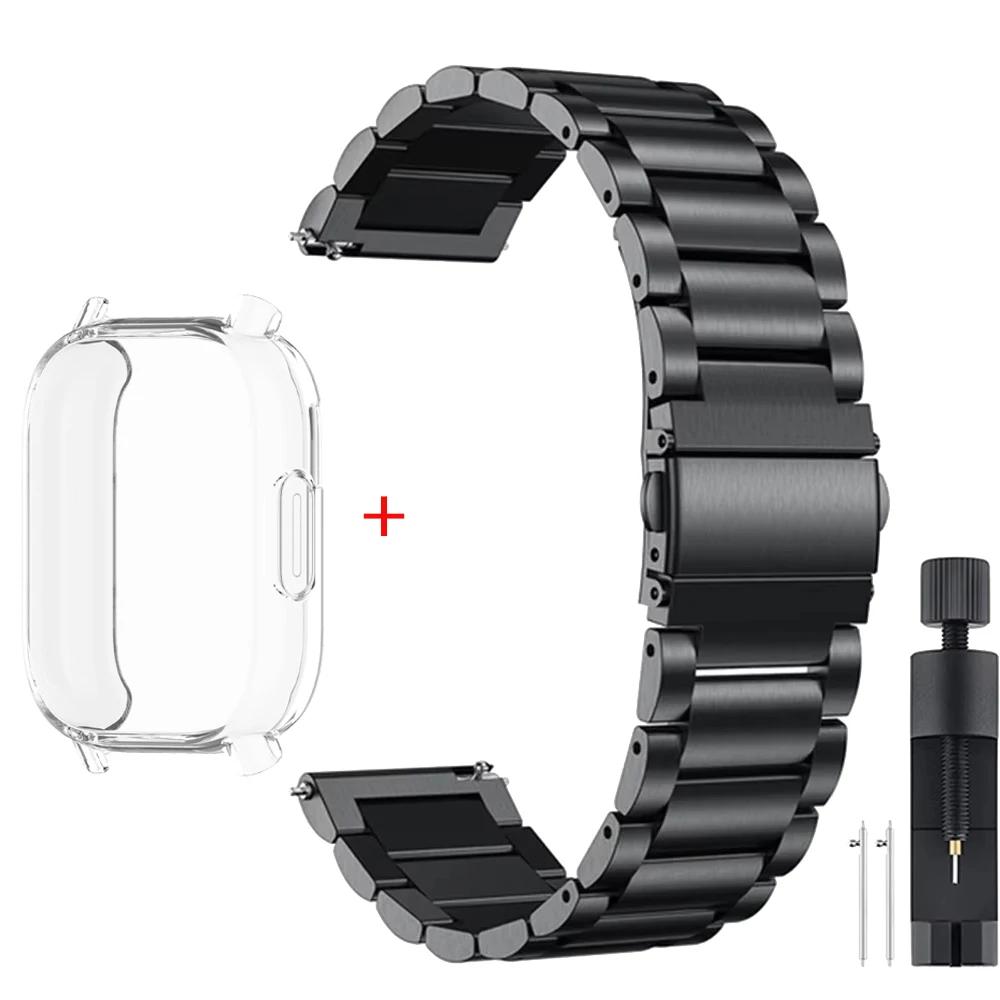 TPU Case+Stainless Steel Strap For Redmi Watch 5 Active Soft Case For Xiaomi Redmi Watch 5 Lite Luxury Metal Watchband Correa