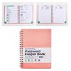 Password Keeper Book Portable Spirals Notebook Password Book with Alphabetical Tabs Office Supplies