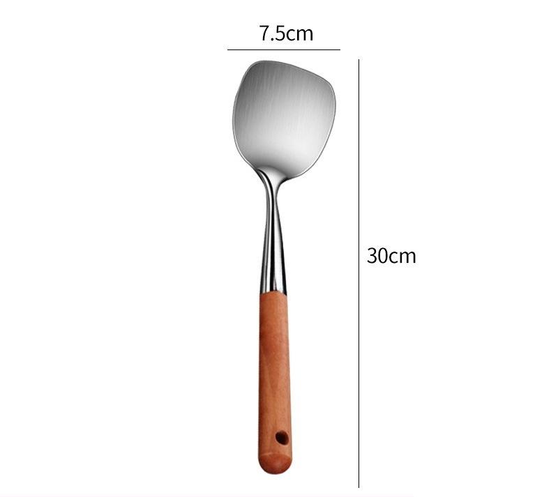1 ks Nerezová špachtle Domácí kuchyňská Malá špachtle na smažení Mini Špachtle na míchání Kuchyňské náčiní Omeletové Kuchyňské nástroje
