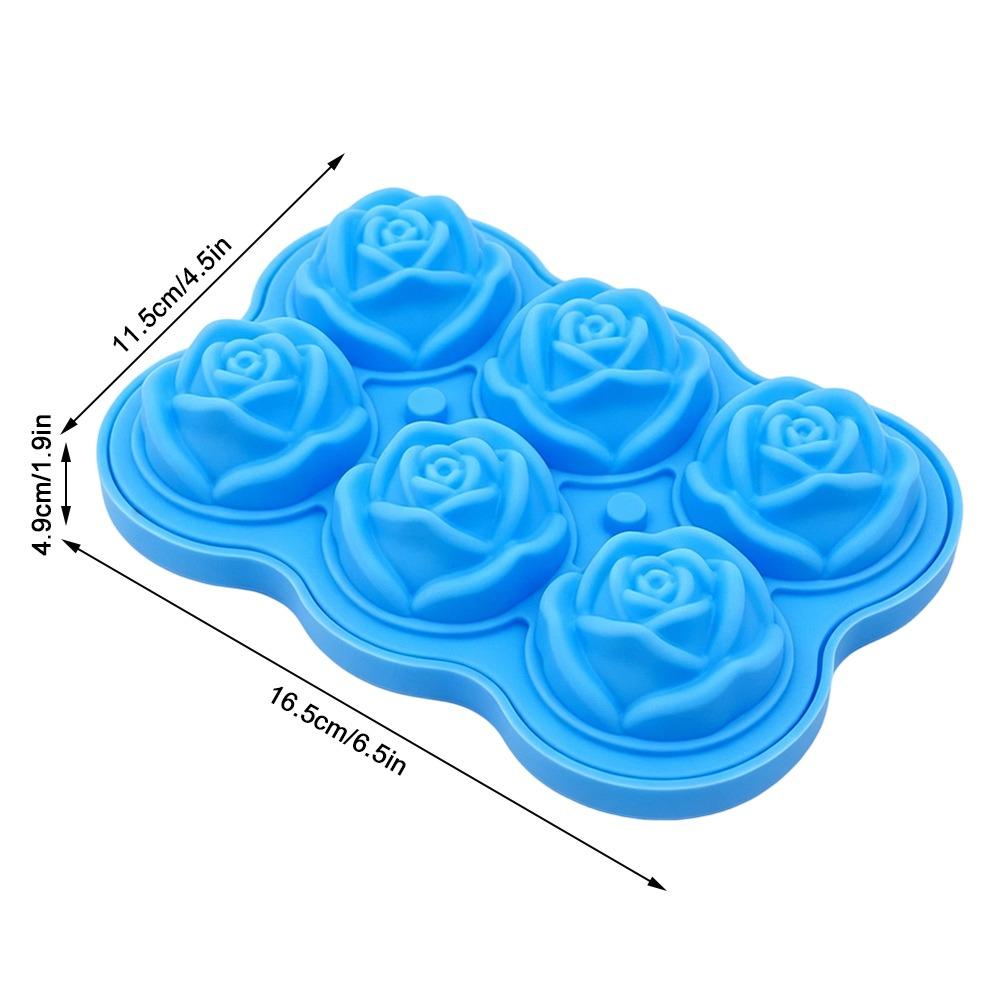 With Lid Rose Ice Cube Tray Easy Release Ice Making Accessory Silicone Ice Cube Mold Home