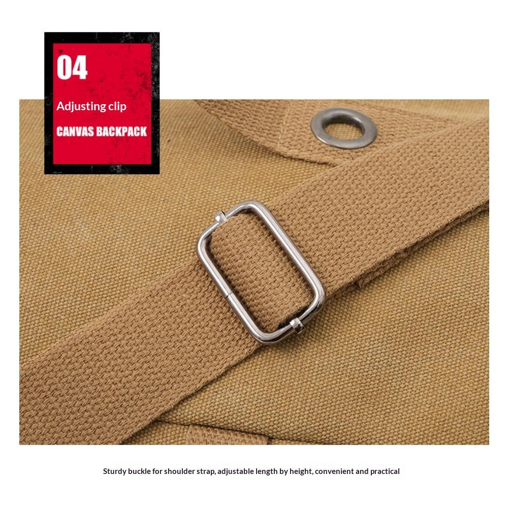 Unisex Cylindrical Travel Backpack,durable Nylon Canvas Luggage Bag,casual Duffle Rucksack for Outdoor Trip and Portable Storage Packing