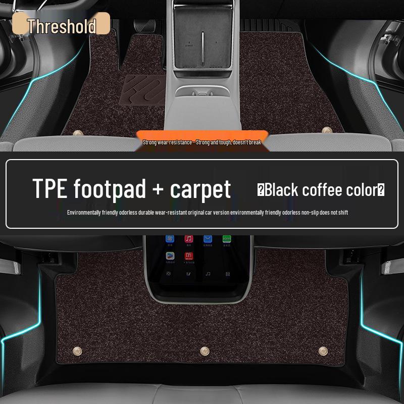 2026 Hongqi HS6 PHEV TPE Full Coverage Floor Mats - Custom Car Carpet Interior.