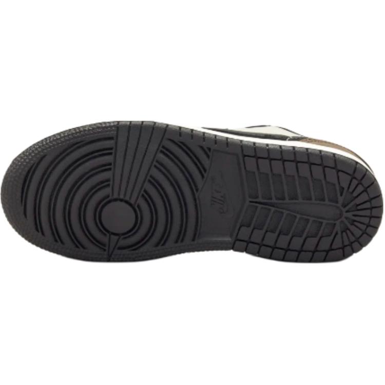 Air Jordan 1 Retro Low OG PS Mocha Kids Sneakers White Black Dark-Mocha FQ5436-102