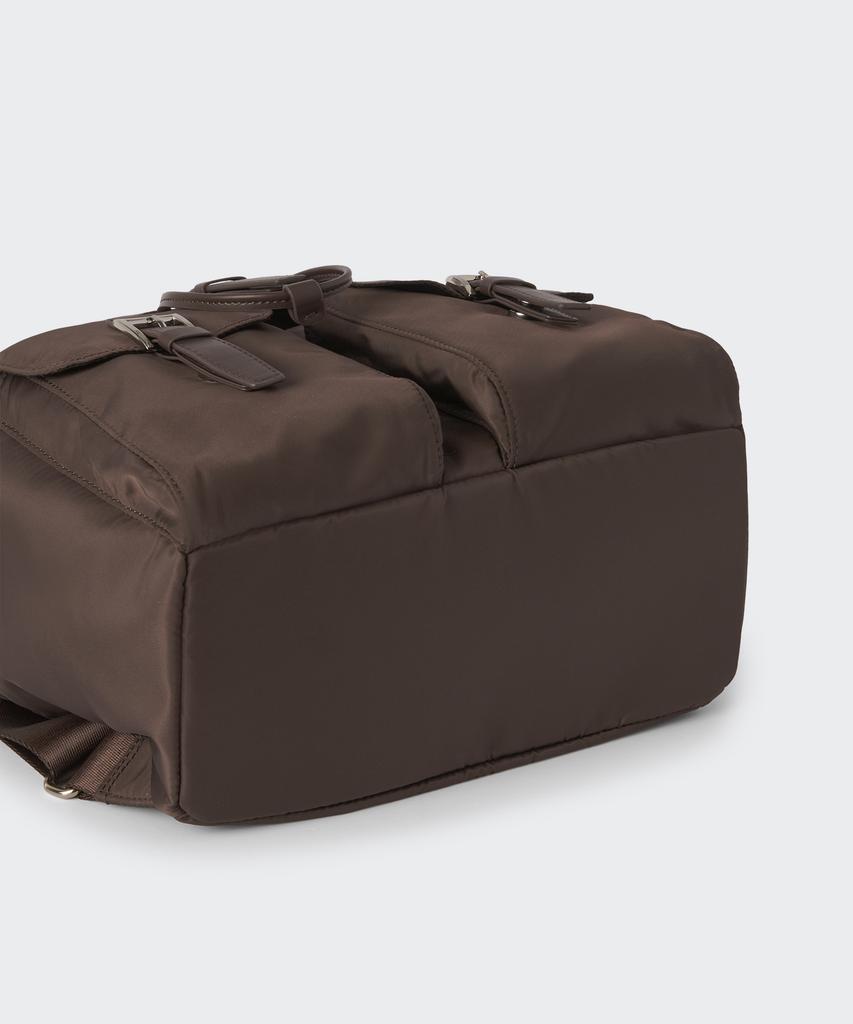 Musinsa Standard Woman Women'S Nylon Flap Mini Backpack [Brown]