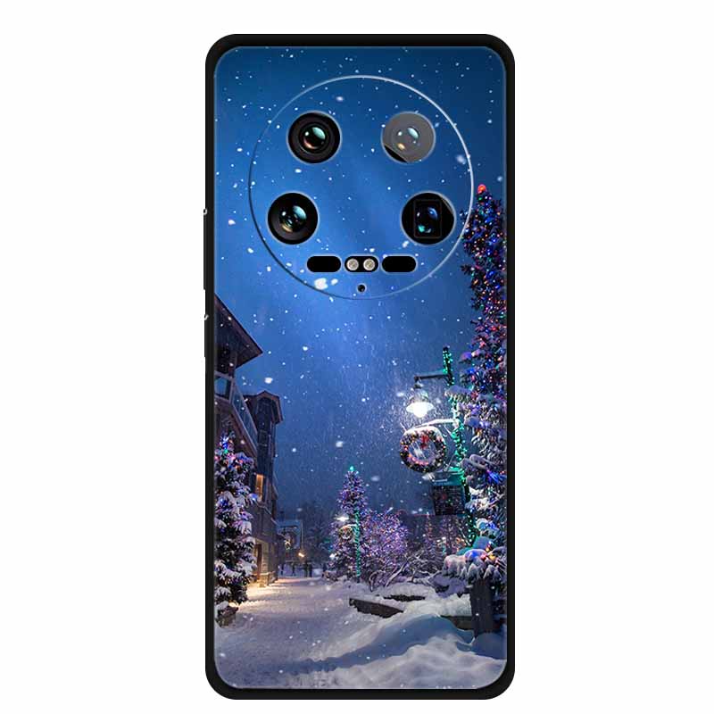 Christmas Phone Case For Xiaomi 14 Ultra Pro Case Soft Silicone Luxury Deer Cover for Xiaomi 13 Ultra Pro Back Coque Cases 14pro