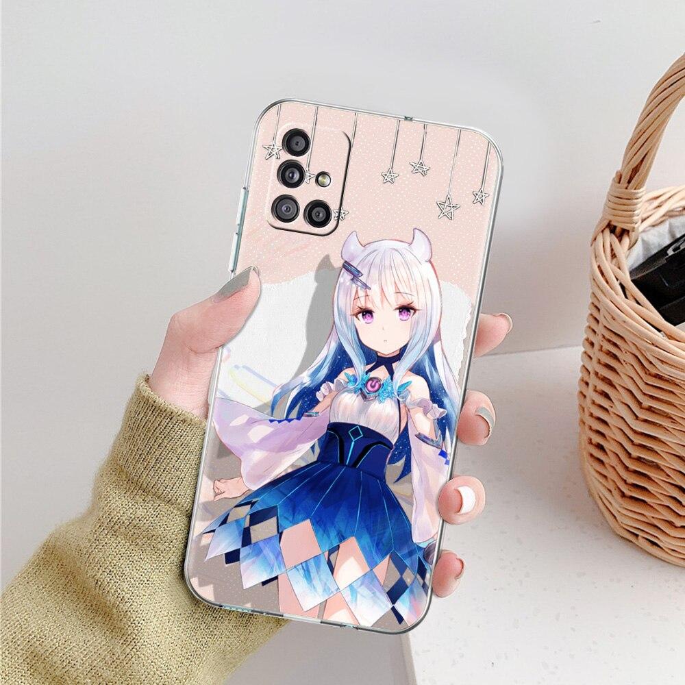 Anime Puella Magi Madoka Magica Phone Case For Samsung Galaxy A51 A71 A21S A12 A11 A31 A41 A52 A32 5G A72 A01 A02S Clear Cover
