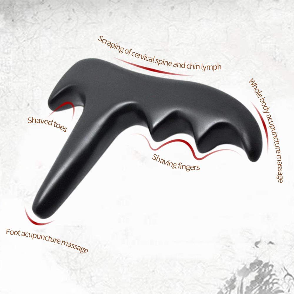 Piatră Naturală Meteorit Masaj Con Ac Reflexologie Masaj Corporal Picior Umăr Spate Gât Punct Stick Instrumente de Masaj